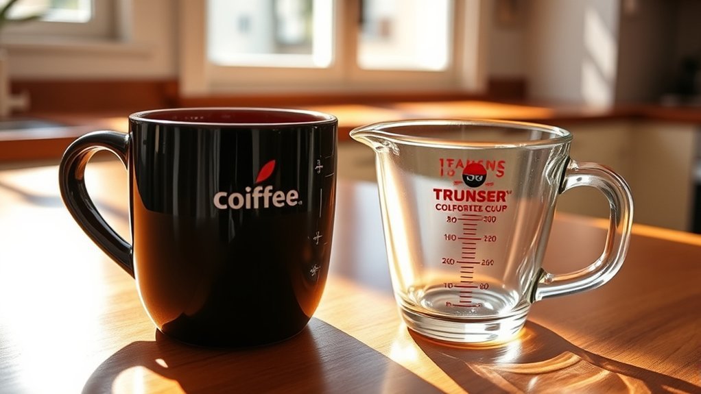 coffee cup measurement differences