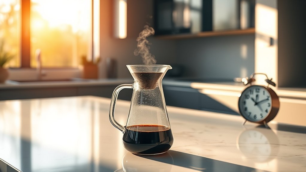 coffee degrades overnight rapidly