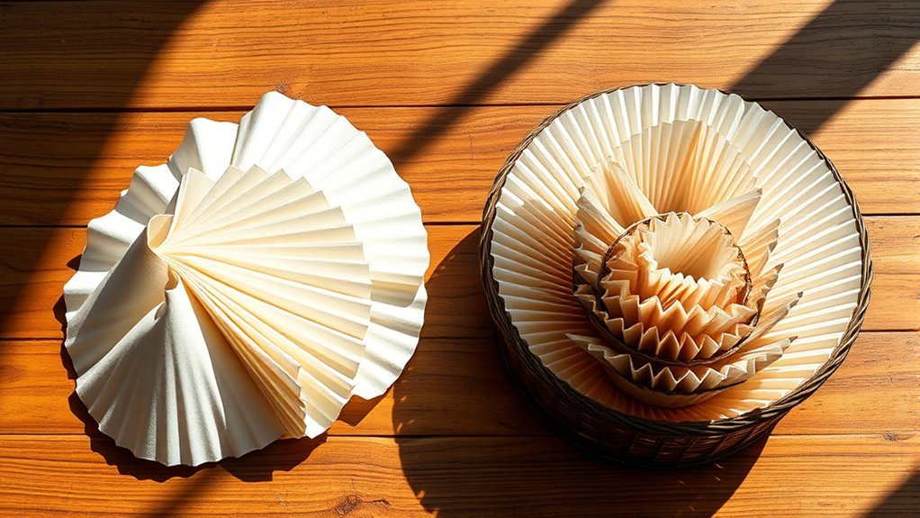 coffee filter size comparison