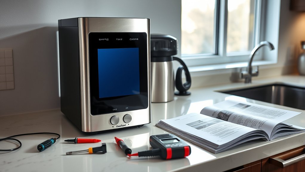 coffee maker display issues