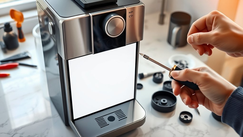 coffee maker display issues