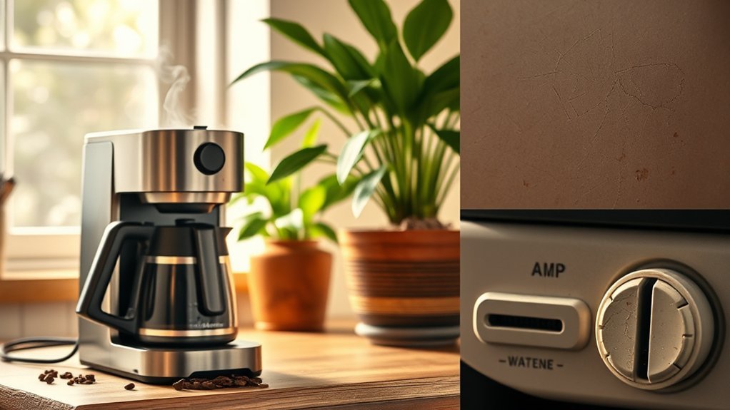 coffee maker replacement signs