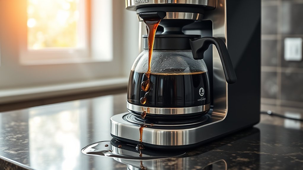 coffee maker reservoir issues