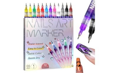 colorful nail art set