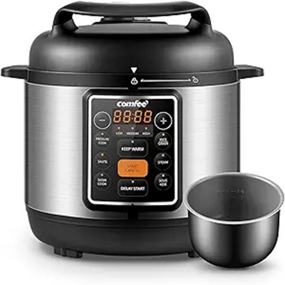 COMFEE' 7-in-1 Small Electric Pressure Cooker