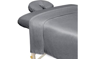comfortable massage sheet set