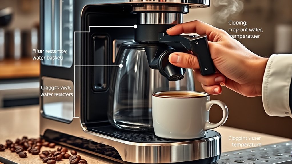 common coffee maker issues