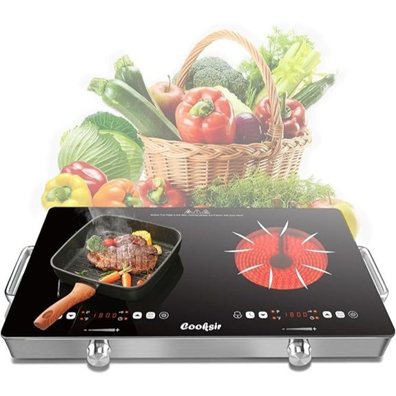 Cooksir 2 Burner Electric Cooktop (24 Inch)