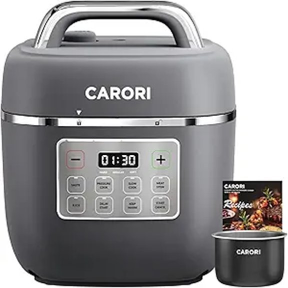 CARORI Electric Pressure Cooker 3QT Multi-Cooker