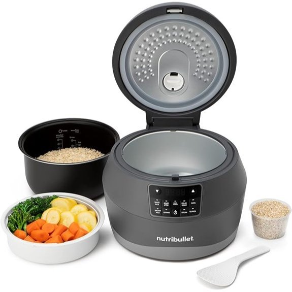 nutribullet EveryGrain Cooker 11D x 11W x 9H