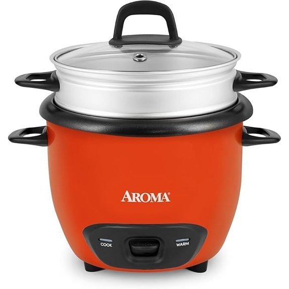 AROMA 3-Cup Rice & Grain Cooker (ARC-743-1NGOR)
