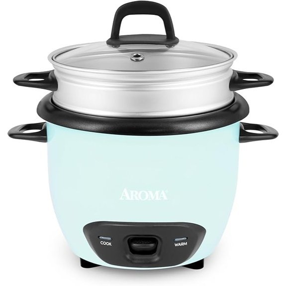 Aroma 6-Cup Rice & Grain Cooker (ARC-743-1NGBL)