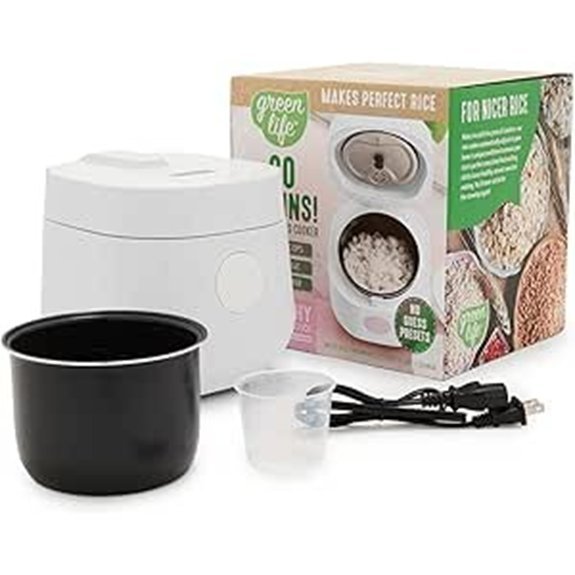 GreenLife Digital Rice Cooker (2-Cups Uncooked)