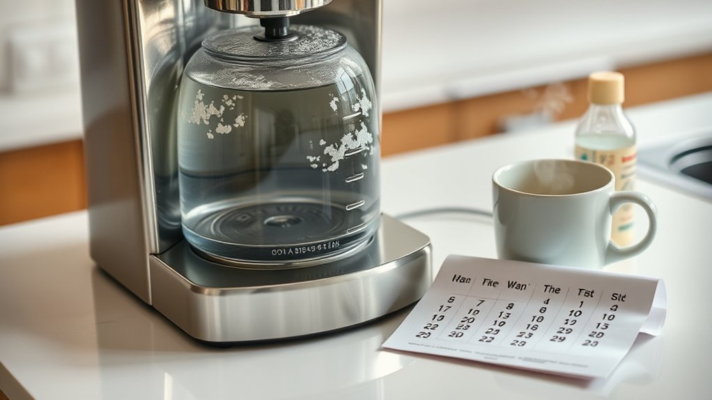 consistent coffee maker descaling