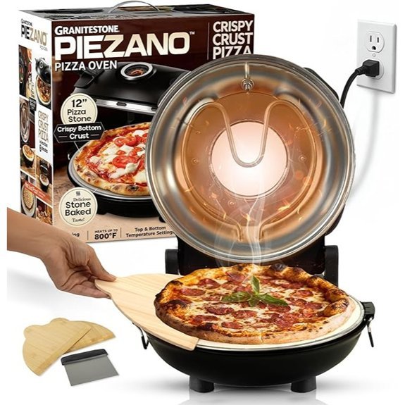 PIEZANO Crispy Crust Pizza Oven by Granitestone