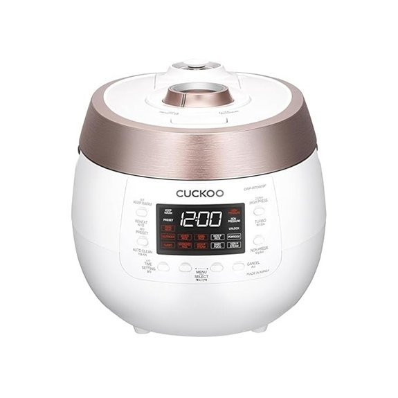 Cuckoo 6-Cup Twin Pressure Rice Cooker (White)