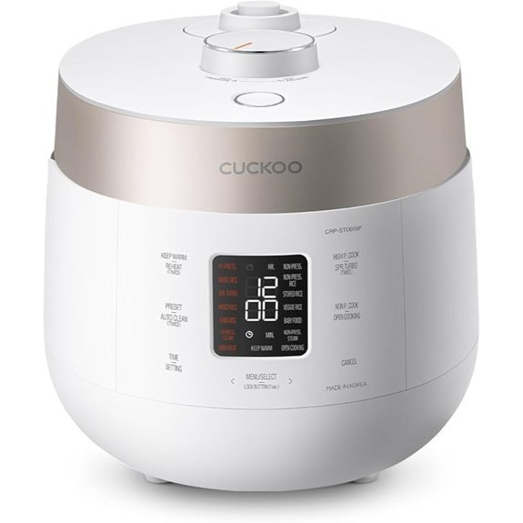 CUCKOO Twin Pressure Rice Cooker (CRP-ST0609FW)