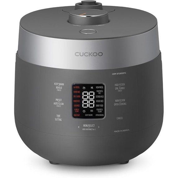 CUCKOO Twin Pressure Rice Cooker (CRP-ST0609FG)