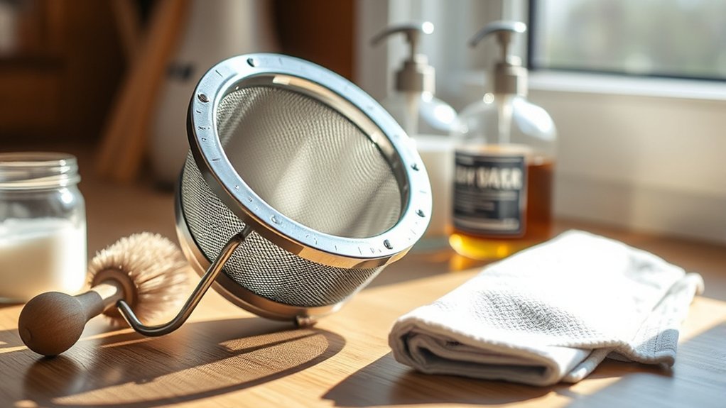 daily rinsing and drying