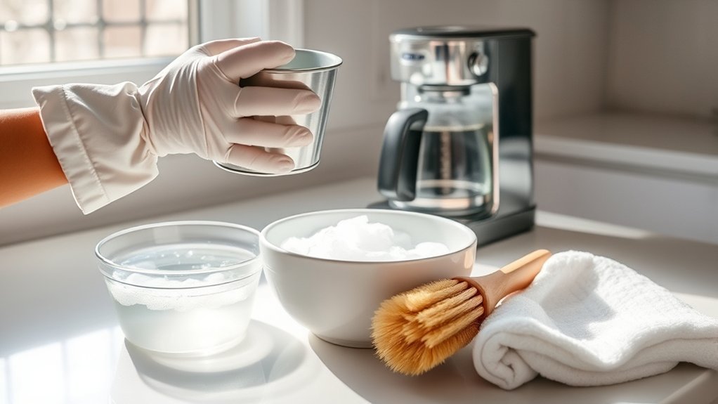 deep clean brew basket