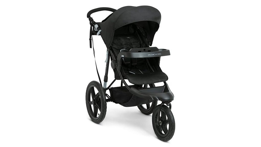 delta children jogging stroller review