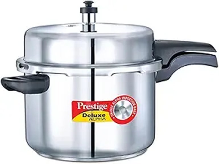Prestige 8-Liter Deluxe Stainless Steel Pressure Cooker