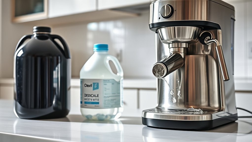 descale for optimal coffee