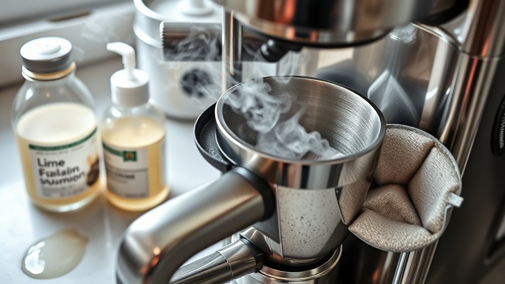 descaling coffee maker tips