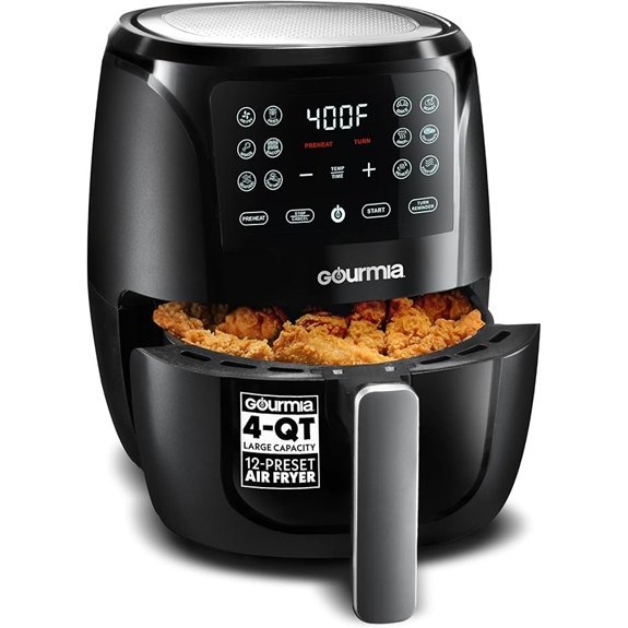 Gourmia 4 Quart Air Fryer Oven with Digital Display