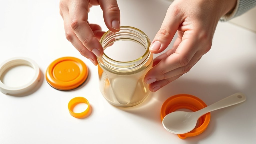 disassemble and sanitize components