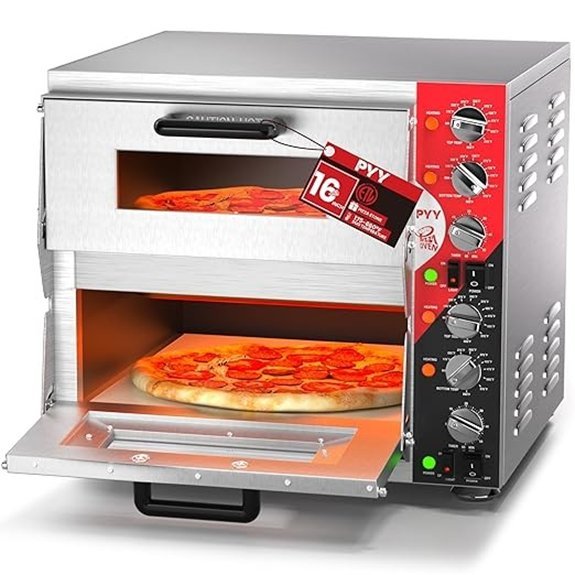 PYY Indoor 16in Double Decker Pizza Oven