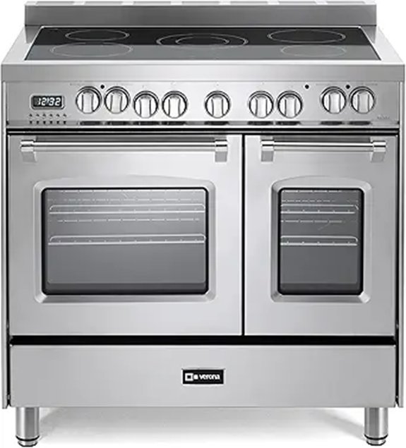 Verona Prestige 36 Inch Electric Range Double Oven