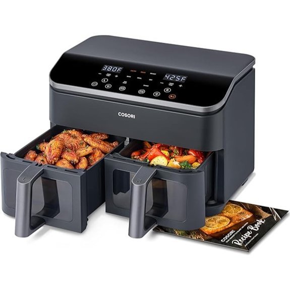 COSORI Dual Air Fryer 9Qt with Double Baskets