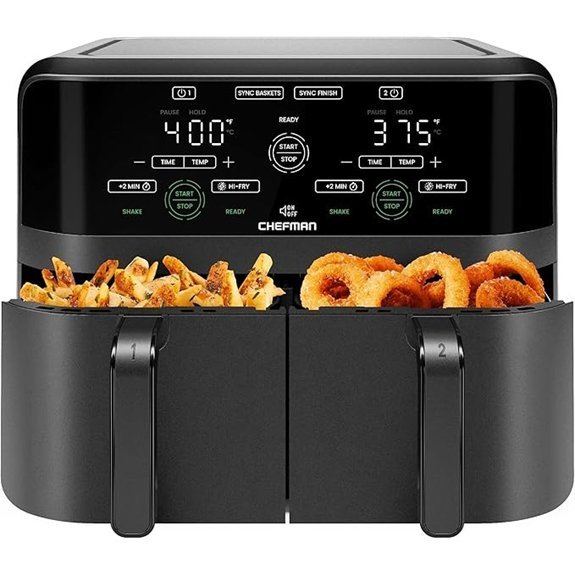 Chefman 6 Quart Dual Basket Air Fryer
