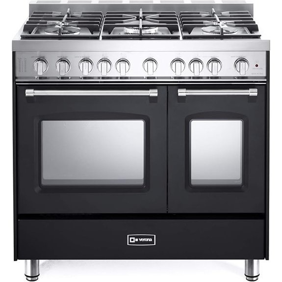 Verona Prestige Series 36 Gas Double Oven Range