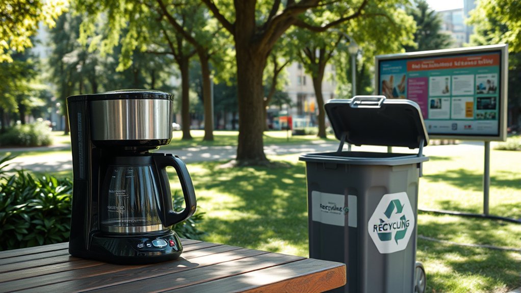 eco friendly coffee maker recycling