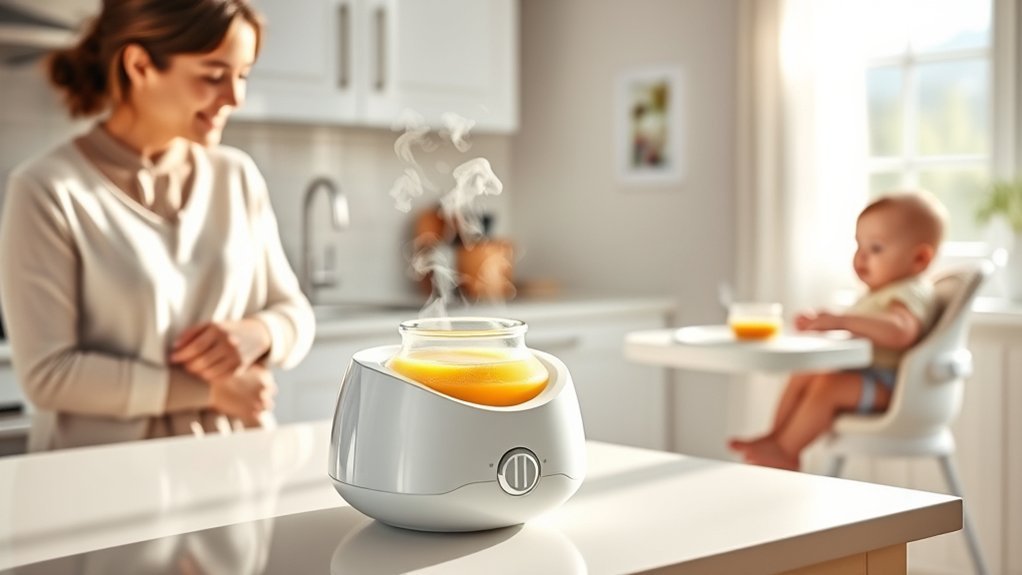 efficient baby food warming