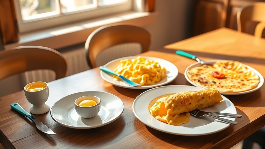 egg preparations by age