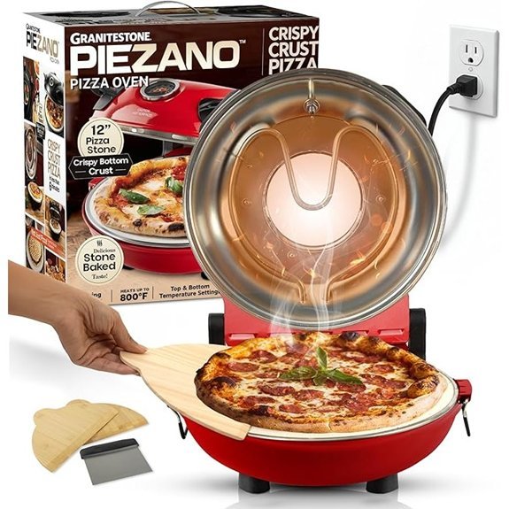 PIEZANO 12 Inch Electric Pizza Oven by Granitestone