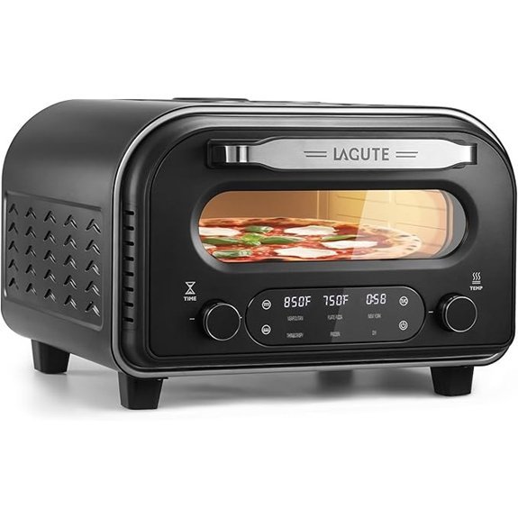 Lagute Indoor Electric Pizza Oven with Stone & Peel