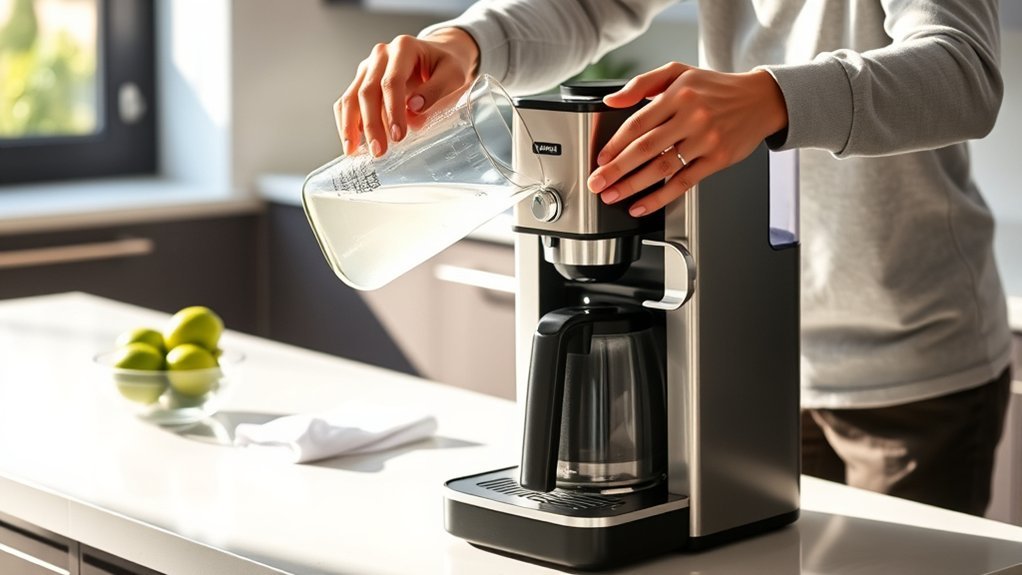 eliminate limescale from coffee