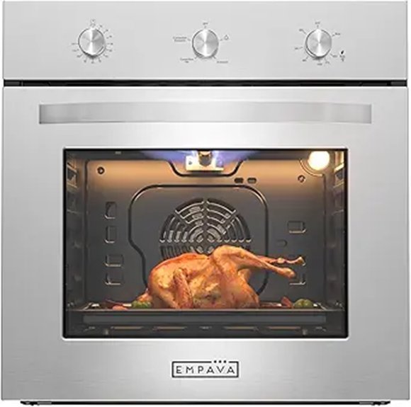 Empava 24 Inch Natural Gas Wall Oven