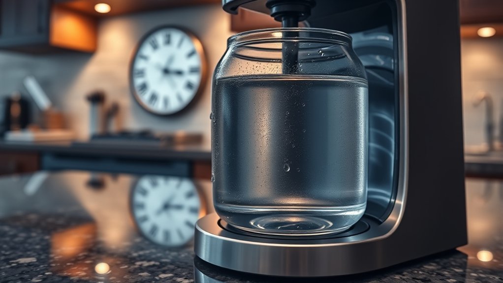 empty coffee maker daily