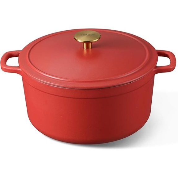 CAROTE 5QT Enameled Cast Iron Dutch Oven Pot