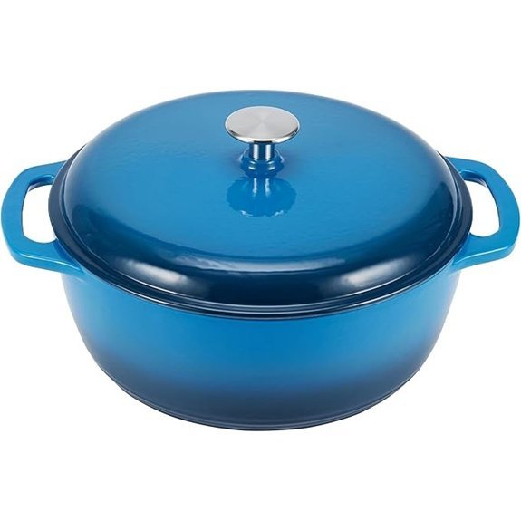 Amazon Basics Enameled Cast Iron Dutch Oven (6-Quart)