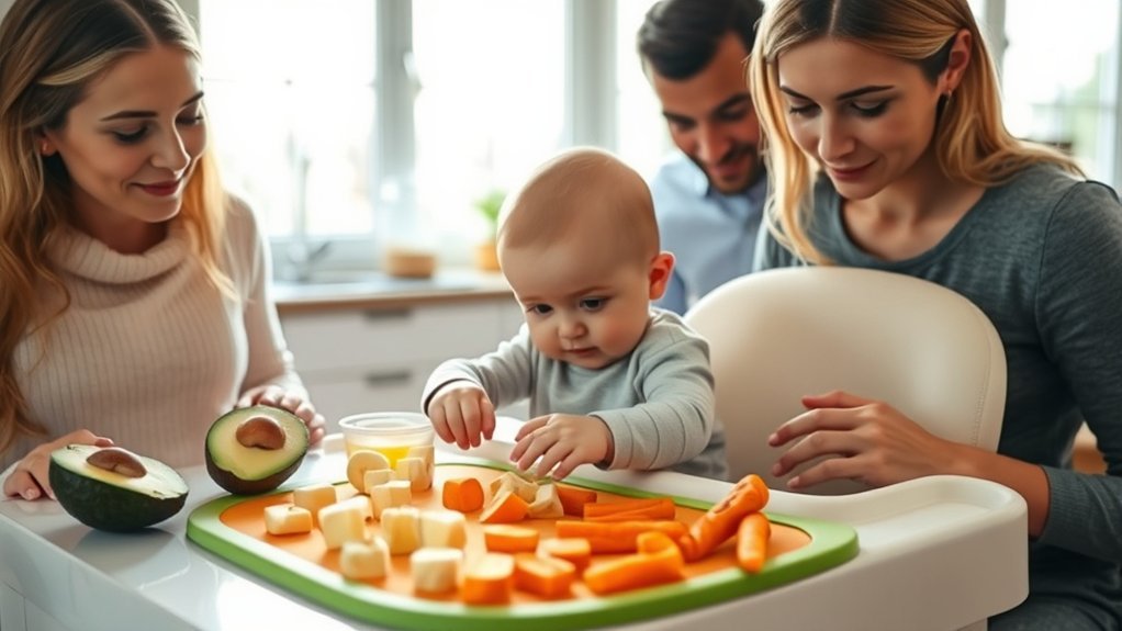 encourage baby self feeding skills