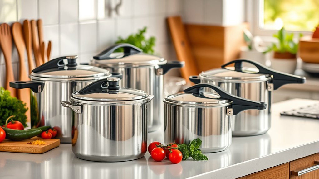 essential aluminum pressure cookers