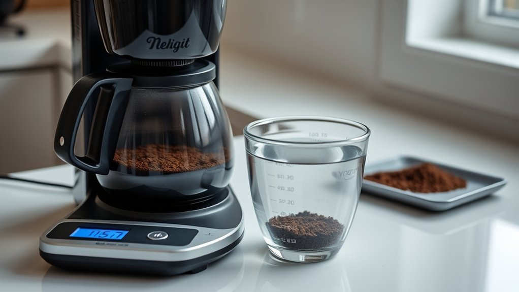 experiment with coffee ratios