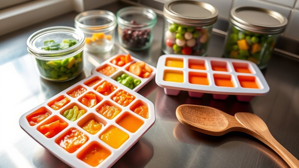 freeze baby food properly