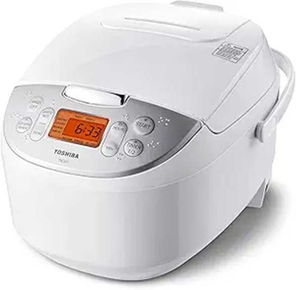 Toshiba 6-Cup Rice Cooker with Fuzzy Logic Technology
